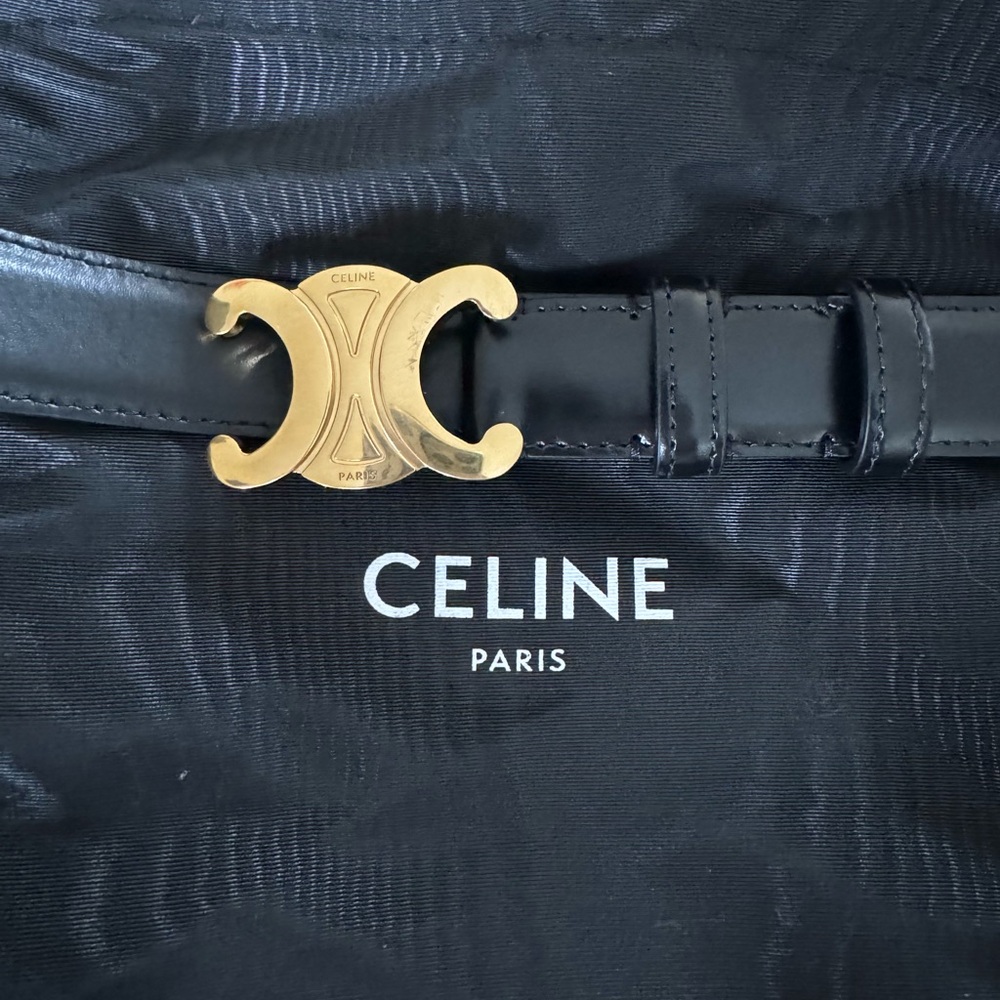 Celine medium triumph belt size 70